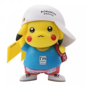 Pokemon - Pikachu Wearing A Hat Blue Shirt (8cm)