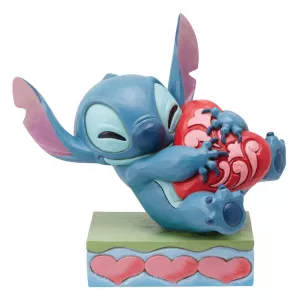 Heart Struck (Stitch Hugging Heart Figurine)