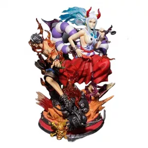 Akcione figure - One Piece - Yamato & Portgas D Ace v2 (27cm)