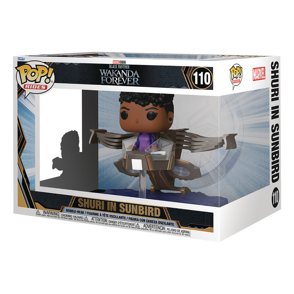 Funko  POP Ride SUPDLX: BPWF - Shuri in Sunbird